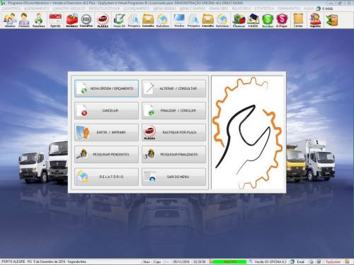 Programa Os Oficina Mecânica Caminhão com Check List Vendas Estoque e Financeiro v6.2 Plus  Whatsapp 610480