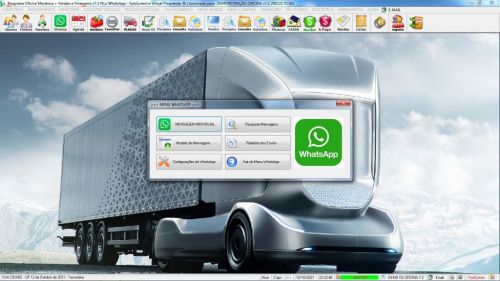Programa Os Oficina Mecânica Caminhão com Check List Vendas Estoque e Financeiro v7.2 Plus  Whatsapp via Os 610496