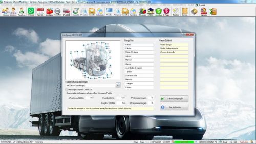 Programa Os Oficina Mecânica Caminhão com Check List Vendas Estoque e Financeiro v7.2 Plus Whatsapp via Os - Fpqsystem 610497
