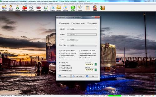 Programa Os Oficina Mecânica Caminhão  Estoque v2.2 - Fpqsystem 652917