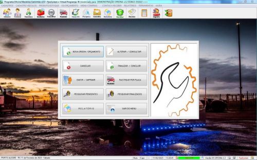 Programa Os Oficina Mecânica Caminhão  Estoque v2.2 - Fpqsystem 652918