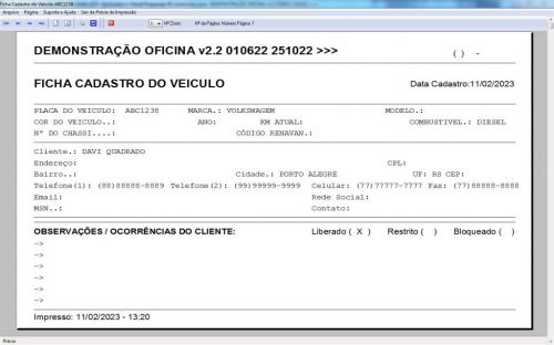 Programa Os Oficina Mecânica Caminhão  Estoque v2.2 - Fpqsystem 652922