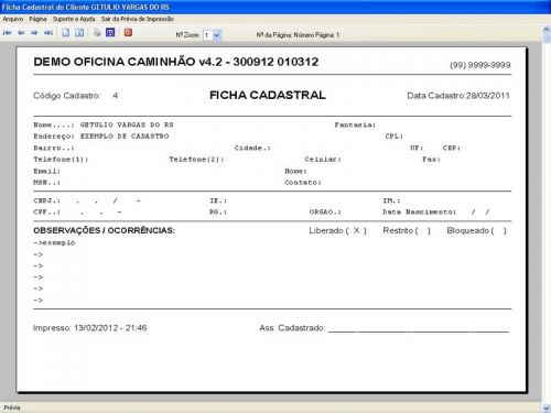 Programa Os Oficina Mecânica Caminhão  Financeiro v4.2 - Fpqsystem 654969