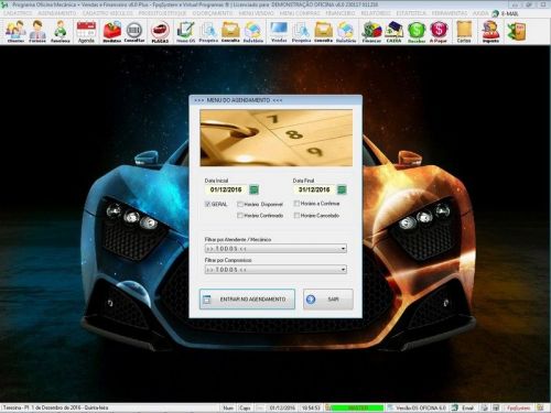 Programa Os Oficina Mecânica com Check List Vendas Estoque e Financeiro v6.0 Plus  - Fpqsystem 654739