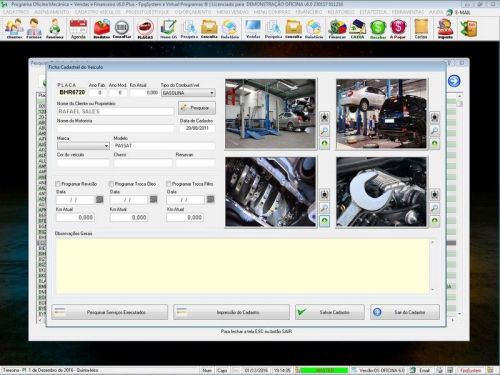 Programa Os Oficina Mecânica com Check List Vendas Estoque e Financeiro v6.0 Plus  - Fpqsystem 654745