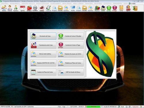 Programa Os Oficina Mecânica com Check List Vendas Estoque e Financeiro v6.0 Plus  - Fpqsystem 654752