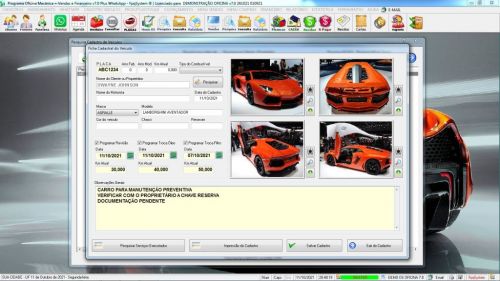 Programa Os Oficina Mecânica com Check List Vendas Estoque e Financeiro v7.0 Plus  Whatsapp via Os 610455