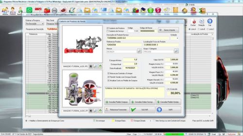Programa Os Oficina Mecânica com Check List Vendas Estoque e Financeiro v7.0 Plus Whatsapp via Os - Fpqsystem 610458
