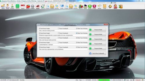 Programa Os Oficina Mecânica com Check List Vendas Estoque e Financeiro v7.0 Plus  Whatsapp via Os 610461
