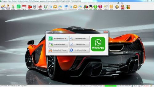 Programa Os Oficina Mecânica com Check List Vendas Estoque e Financeiro v7.0 Plus  Whatsapp via Os 610462
