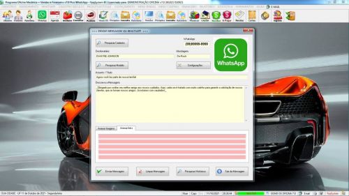 Programa Os Oficina Mecânica com Check List Vendas Estoque e Financeiro v7.0 Plus  Whatsapp via Os 610466