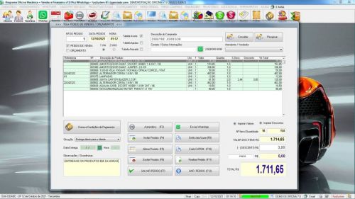 Programa Os Oficina Mecânica com Check List Vendas Estoque e Financeiro v7.0 Plus  Whatsapp via Os 610468