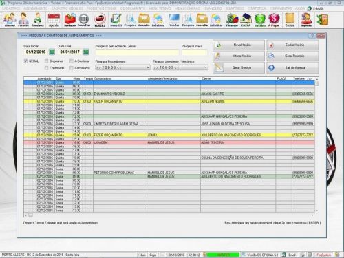 Programa Os Oficina Mecânica Moto com Check List Vendas Estoque e Financeiro v6.1 Plus - Fpqsystem 654876