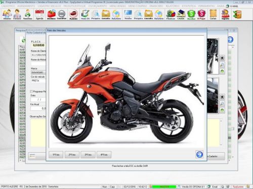 Programa Os Oficina Mecânica Moto com Check List Vendas Estoque e Financeiro v6.1 Plus Whatsapp - Fpqsystem 610399