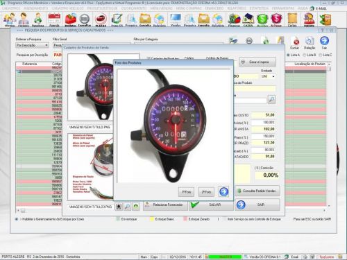 Programa Os Oficina Mecânica Moto com Check List Vendas Estoque e Financeiro v6.1 Plus Whatsapp - Fpqsystem 610401