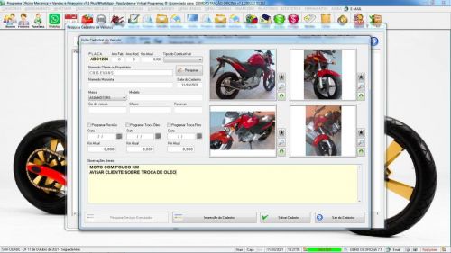 Programa Os Oficina Mecânica Moto com Check List Vendas Estoque e Financeiro v7.1 Plus Whatsapp via Os - Fpqsystem 610418
