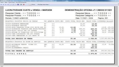 Programa Os Oficina Mecânica Moto com Check List Vendas Estoque e Financeiro v7.1 Plus Whatsapp via Os - Fpqsystem 610422