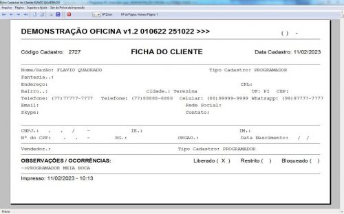 Programa Os Oficina Mecânica para Caminhão v1.2 - Fpqsystem 652905