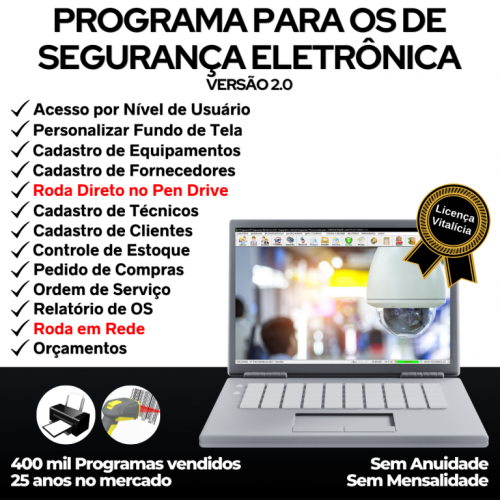 Programa Os Segurança Eletrônica v2.0 - Fpqsystem 681556