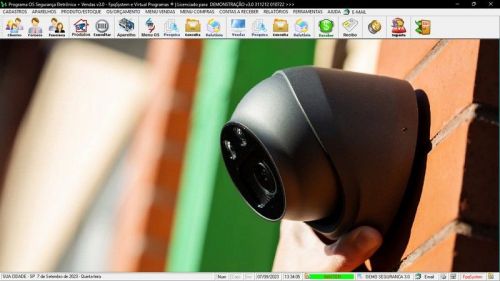 Programa Os Segurança Eletrônica  Vendas e Estoque v3.0 681619