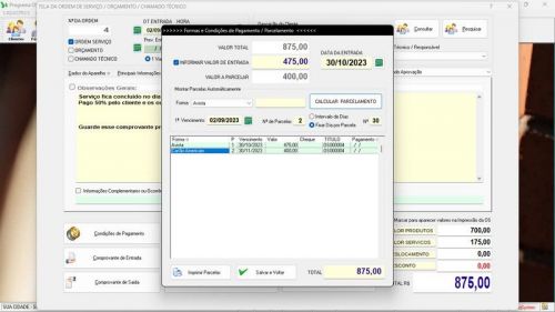 Programa Os Segurança Eletrônica  Vendas e Estoque v3.0 681630