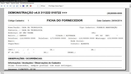 Programa Os Segurança Eletrônica  Vendas  Estoque e Financeiro v4.0 - Fpqsystem 681687