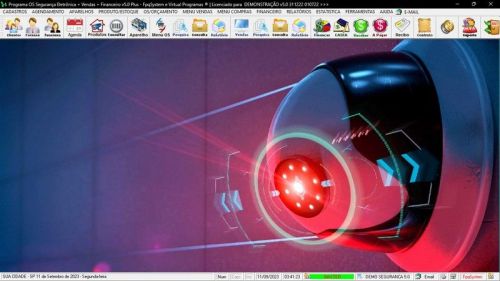 Programa Os Segurança Eletrônica  Vendas  Estoque e Financeiro v5.0 Plus 681765