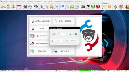 Programa Os Segurança Eletrônica  Vendas  Estoque e Financeiro v5.0 Plus 681775