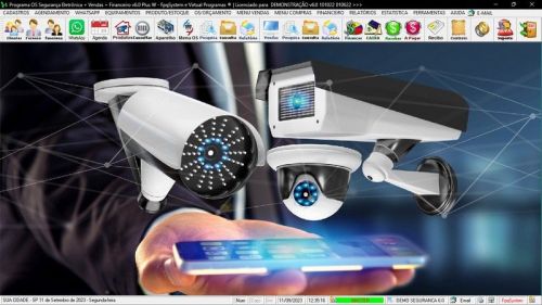 Programa Os Segurança Eletrônica  Vendas  Estoque e Financeiro v6.0 Plus  Whatsapp 681825