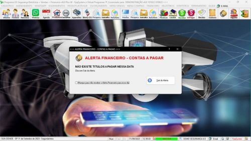 Programa Os Segurança Eletrônica  Vendas  Estoque e Financeiro v6.0 Plus  Whatsapp 681826