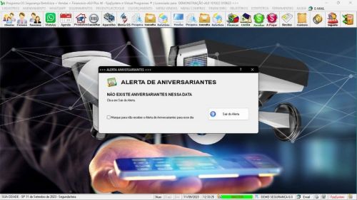 Programa Os Segurança Eletrônica  Vendas  Estoque e Financeiro v6.0 Plus  Whatsapp 681827