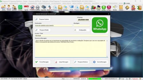Programa Os Segurança Eletrônica  Vendas  Estoque e Financeiro v6.0 Plus  Whatsapp 681828