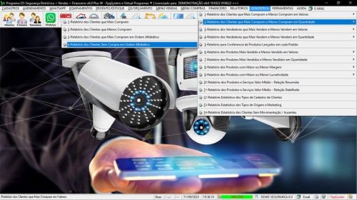 Programa Os Segurança Eletrônica  Vendas  Estoque e Financeiro v6.0 Plus  Whatsapp 681829
