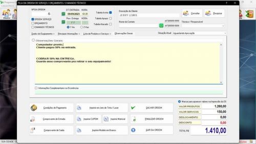 Programa Os Segurança Eletrônica  Vendas  Estoque e Financeiro v6.0 Plus  Whatsapp 681838