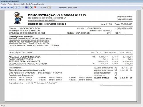 Programa Os Serviços de Limpeza e Higienização com Vendas Financeiro e Estatística v5.6 Plus - Fpqsystem 657177