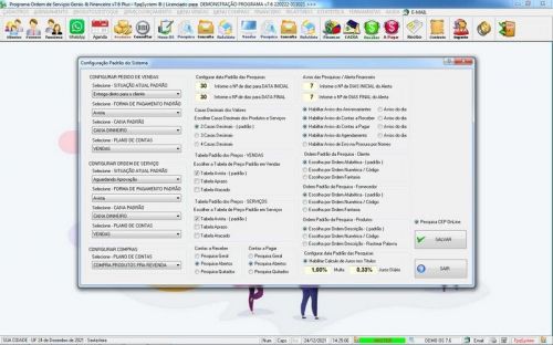 Programa Os Serviços de Limpeza e Higienização   com Vendas Financeiro e Estatísticas v7.6 Plus - Fpqsystem 657306