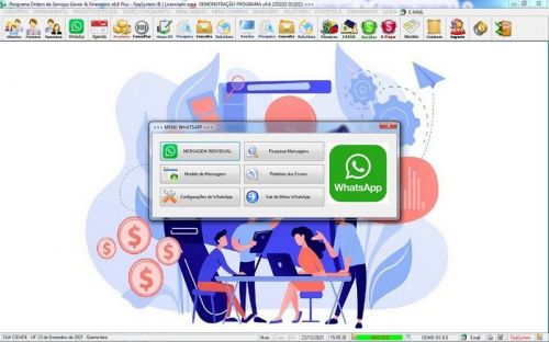 Programa Os Serviços de Pintura e Reforma com Vendas Financeiro e Estatística v6.6 Plus  Whatsapp - Fpqsystem 657229