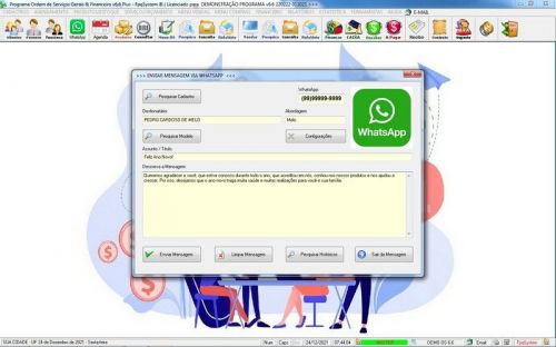 Programa Os Serviços de Pintura e Reforma com Vendas Financeiro e Estatística v6.6 Plus  Whatsapp - Fpqsystem 657230