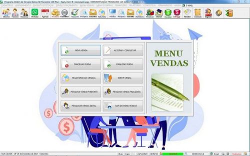 Programa Os Serviços de Pintura e Reforma com Vendas Financeiro e Estatística v6.6 Plus  Whatsapp - Fpqsystem 657244
