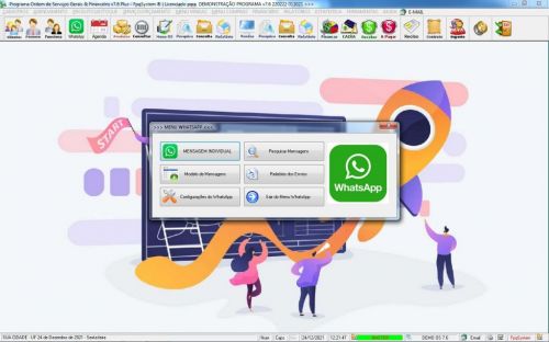 Programa Os Serviços Gerais com Vendas Financeiro e Estatística v7.6 Plus Whatsapp - Fpqsystem 600818