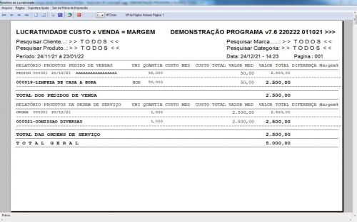 Programa Os Serviços Gerais com Vendas Financeiro e Estatística v7.6 Plus Whatsapp - Fpqsystem 600831