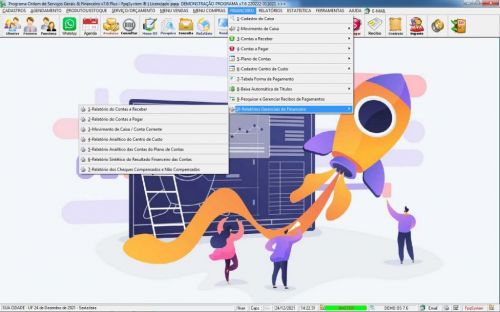 Programa Os Serviços Gerais com Vendas Financeiro e Estatistica v7.6 Plus  Whatsapp 600833