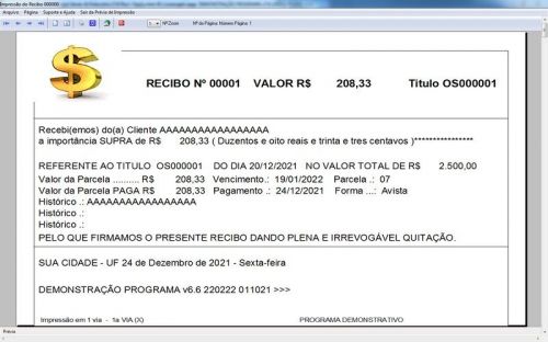 Programa Os Serviços Gerais com Vendas Financeiro e Estatística v7.6 Plus Whatsapp - Fpqsystem 600835