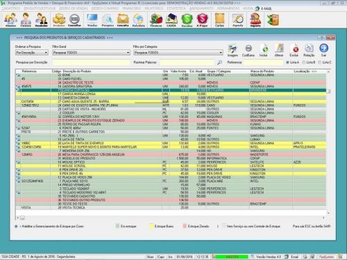 Programa para Auto Peças com Controle de Estoque Pedido de Vendas e Financeiro v4.0 Plus - Fpqsystem 656195