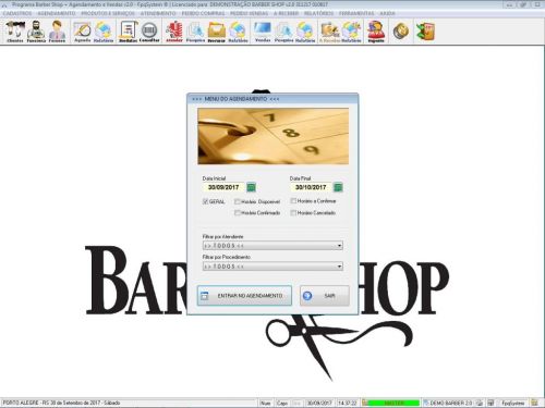 Programa para Barbearia Barbershop  Agendamento Vendas v2.0 - Fpqsystem 408961