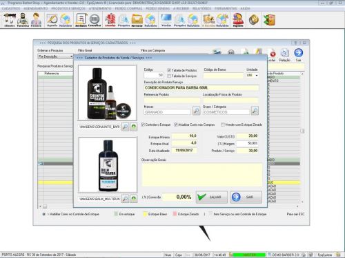 Programa para Barbearia Barbershop  Agendamento Vendas v2.0 - Fpqsystem 408964