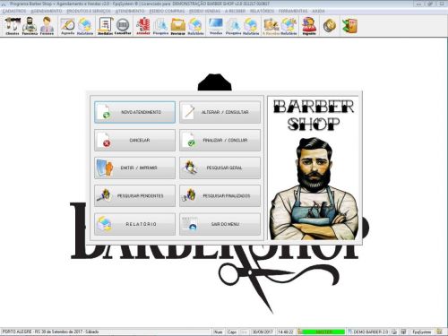Programa para Barbearia Barbershop  Agendamento  Vendas v2.0  - Fpqsystem 408966