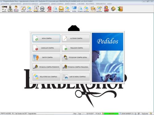 Programa para Barbearia Barbershop  Agendamento Vendas v2.0 - Fpqsystem 408972