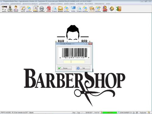 Programa para Barbearia Barbershop  Agendamento  Vendas v2.0  - Fpqsystem 408978