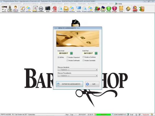 Programa Para Barbearia Barbershop Vendas e Financeiro v4.0 plus - Fpqsystem 409030